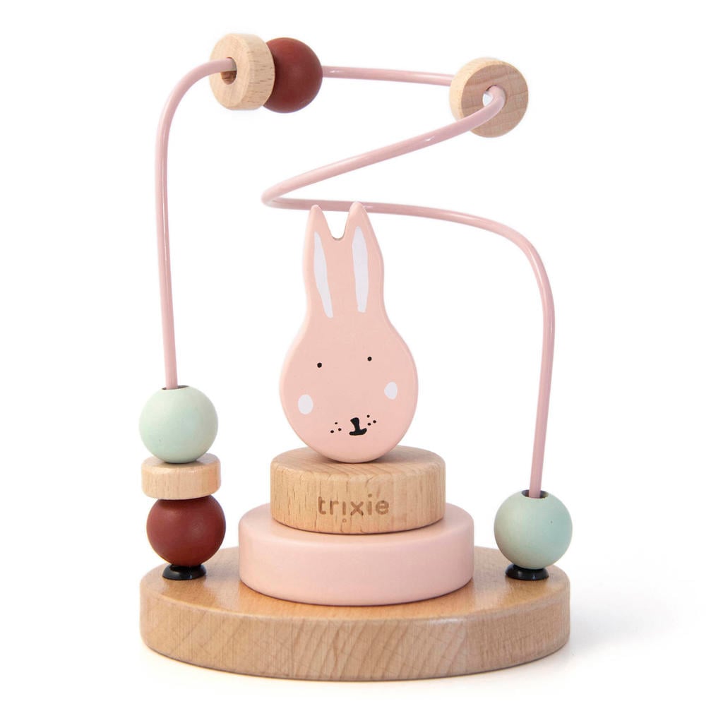 Trixie kralenframe Mrs. Rabbit - roze