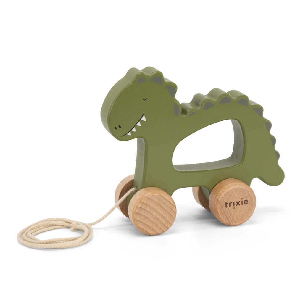 Trixie trekspeeltje Mr. Dino - groen