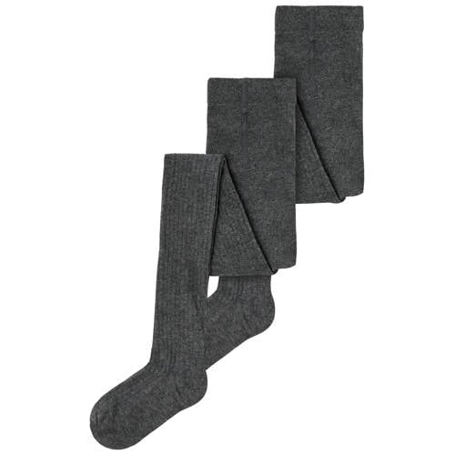NAME IT KIDS maillot NKNPANTYHOSE - set van 2 donkergrijs melange afbeelding