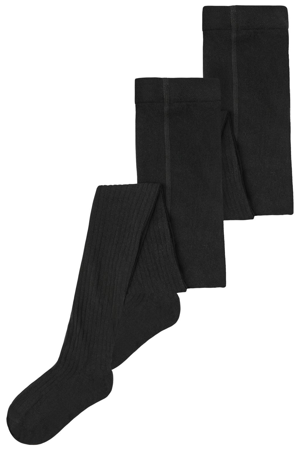 NAME IT KIDS maillot NKNPANTYHOSE - zwart (set van 2)