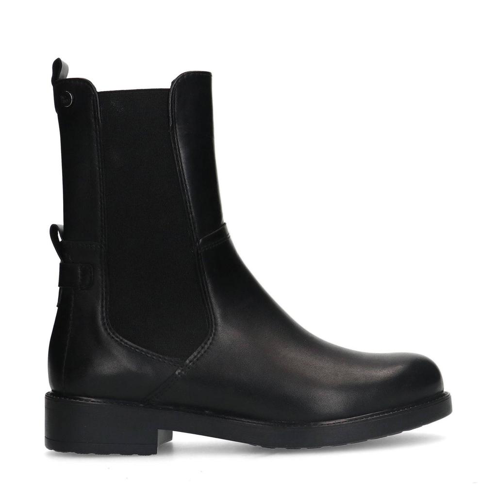 Zwarte dames No Stress leren enkelboots met ritssluiting
