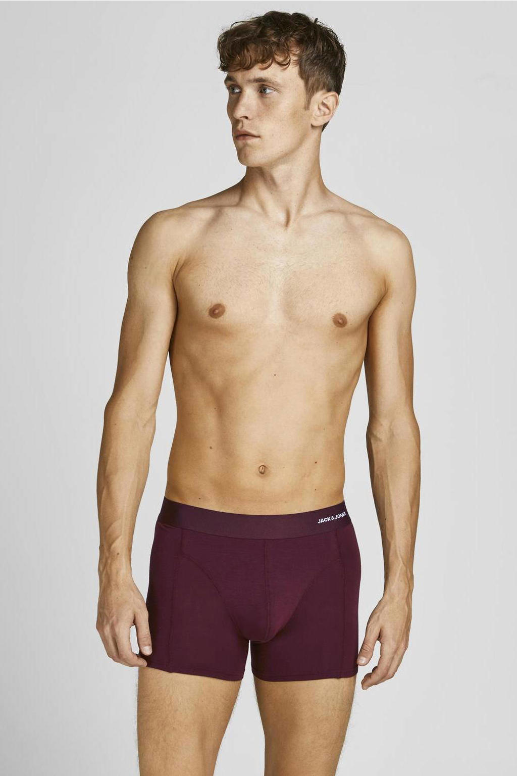 JACK & JONES boxershort JACBASIC met bamboe (set van 3)