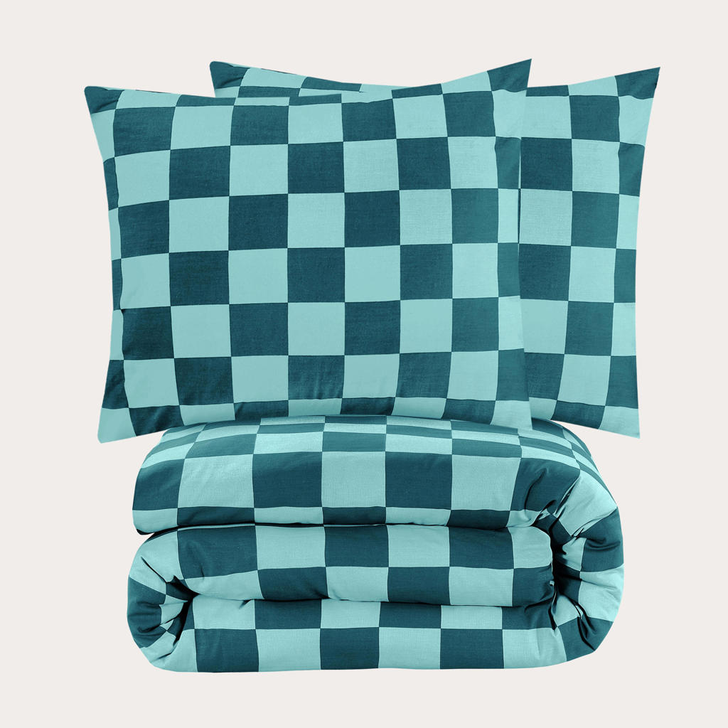 NOUS Living katoenen dekbedovertrek lits-jumeaux (240x220 cm)