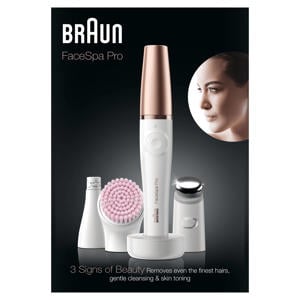 FaceSpa Pro 912 gezichtsepilator - Wit/Brons
