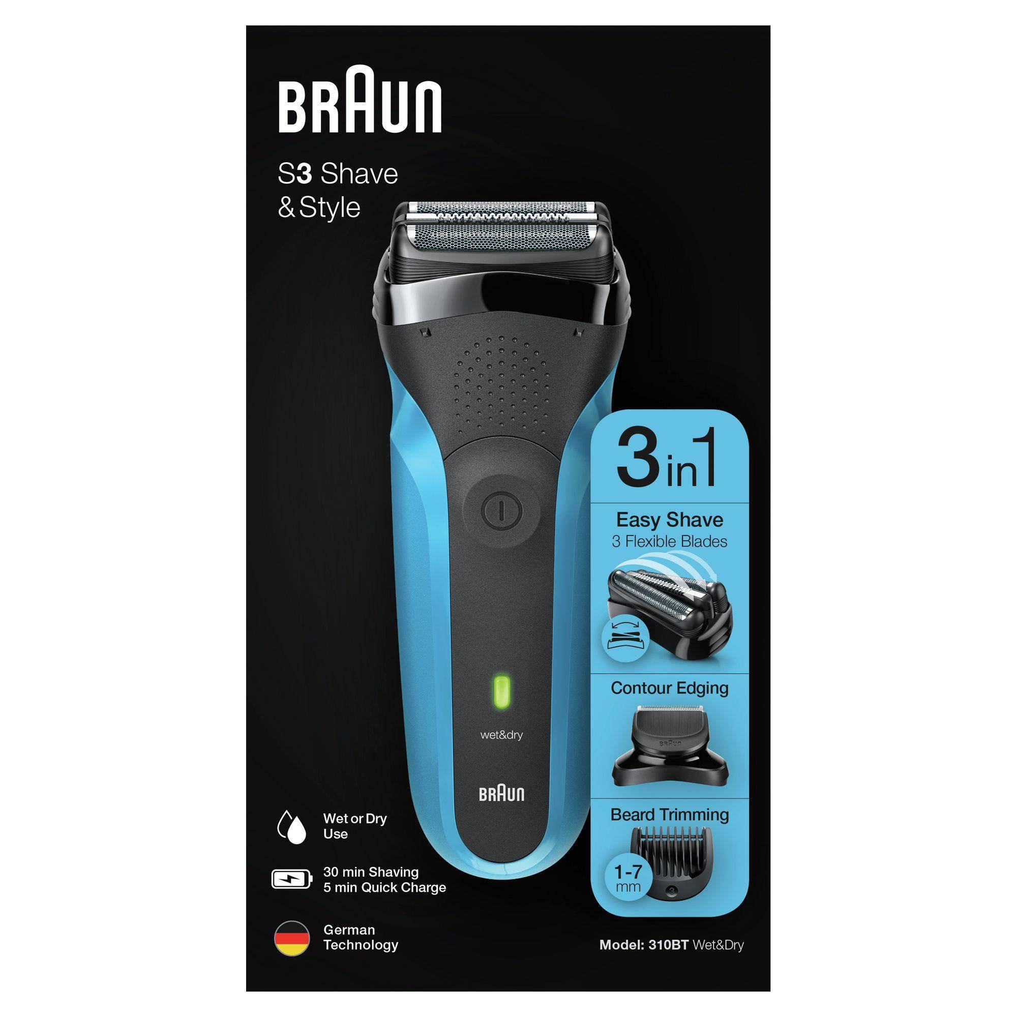 Braun s3 shave on sale and style