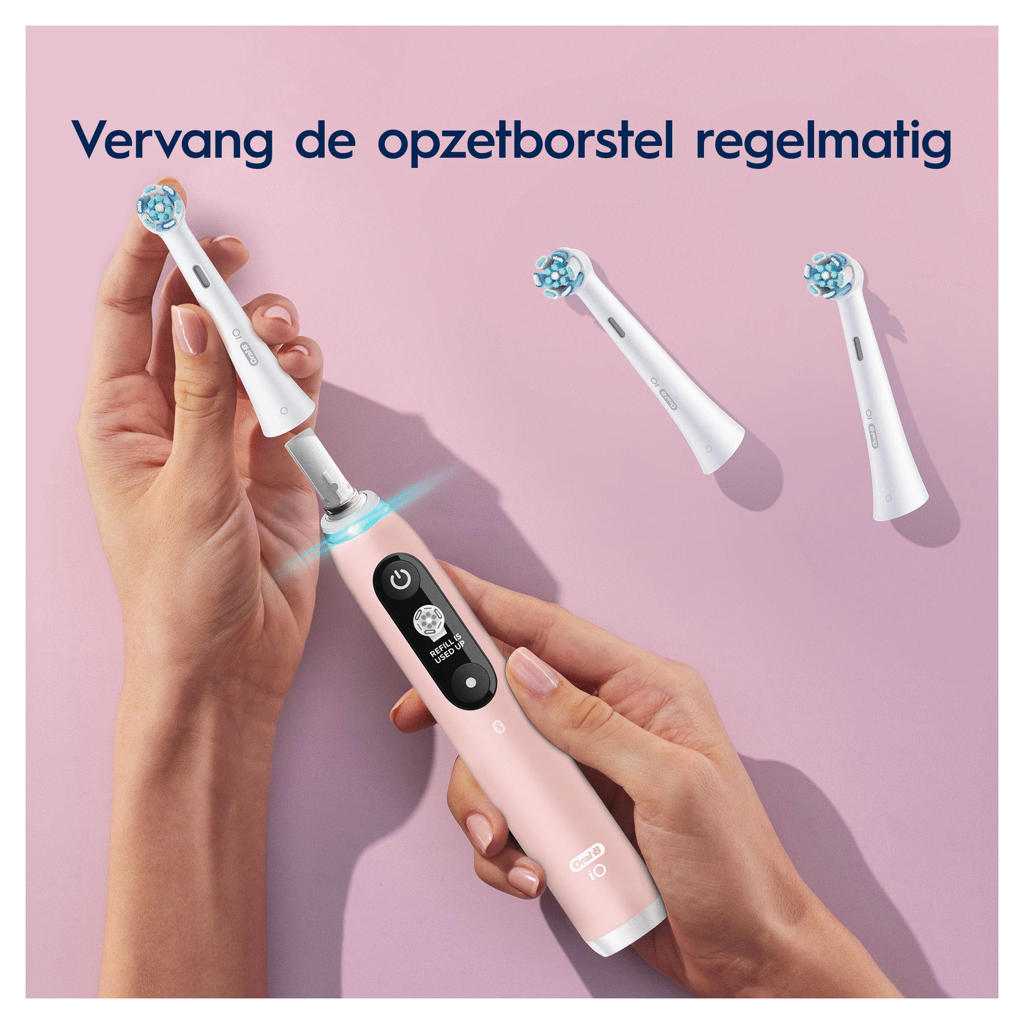 OralB iO Gentle Care opzetborstels wit 6 stuks wehkamp