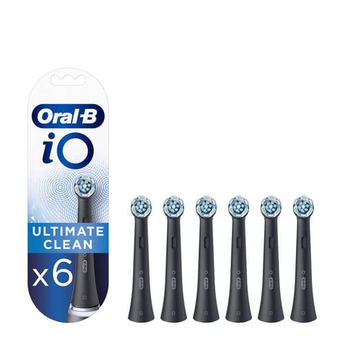 Wehkamp Oral-B iO Ultimate Clean opzetborstels Zwart - 6 stuks aanbieding