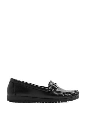   mocassins zwart