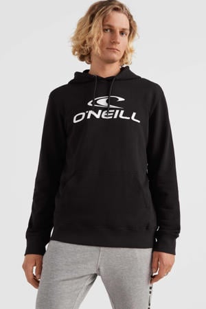 hoodie met printopdruk black