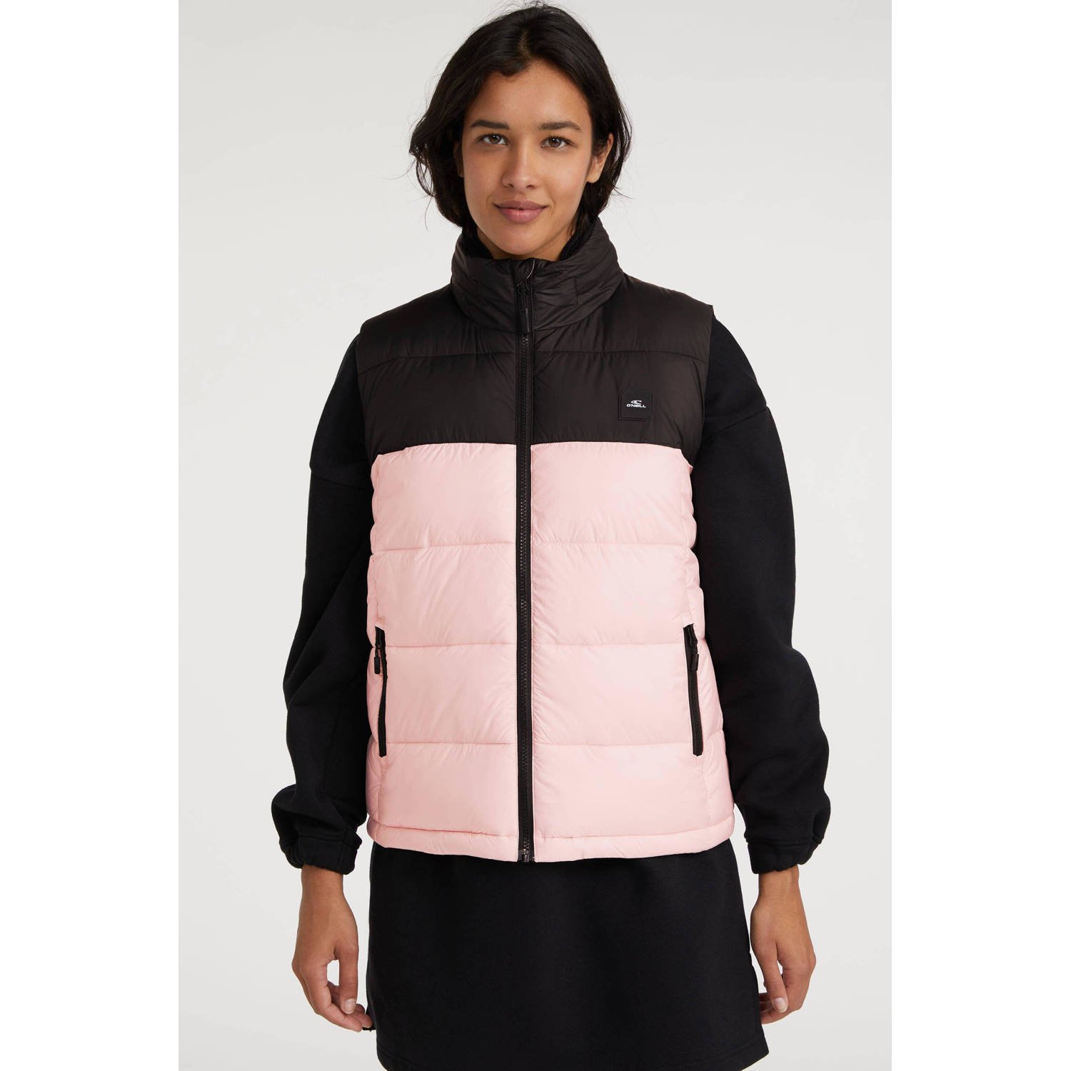 O'Neill gewatteerde bodywarmer peach whip colour block