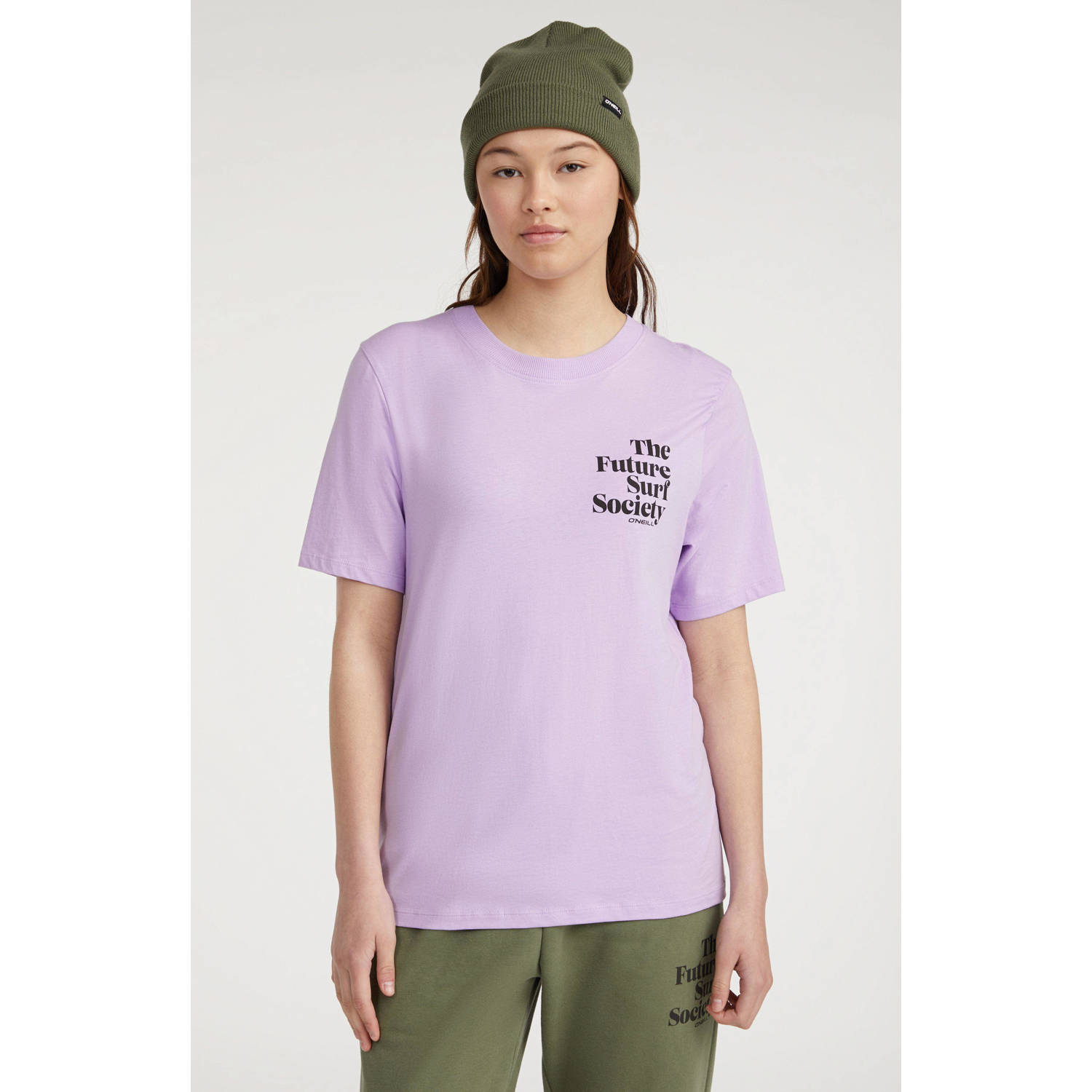 O'Neill T-shirt purple rose