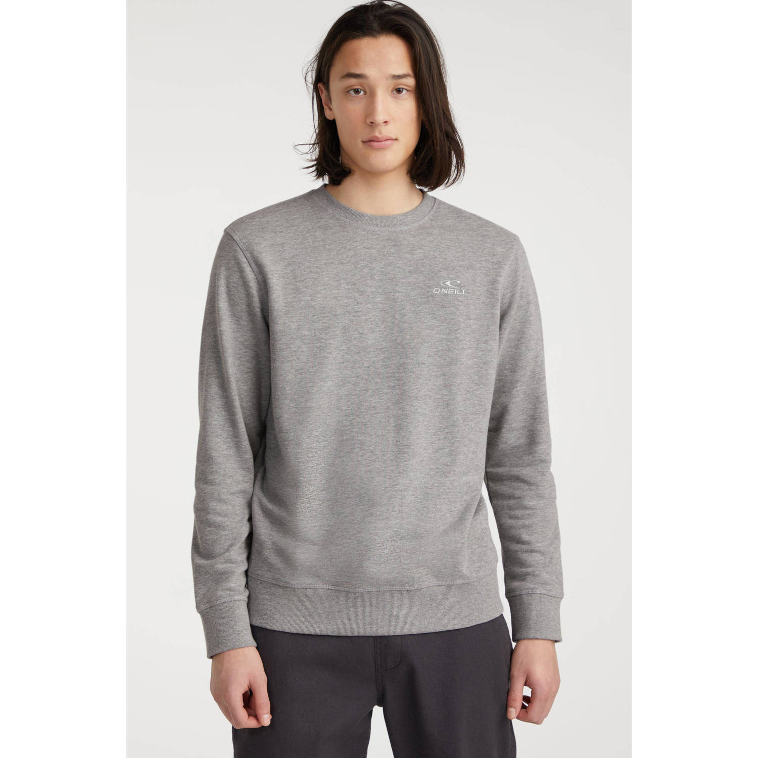 O'Neill sweater met logo grijs