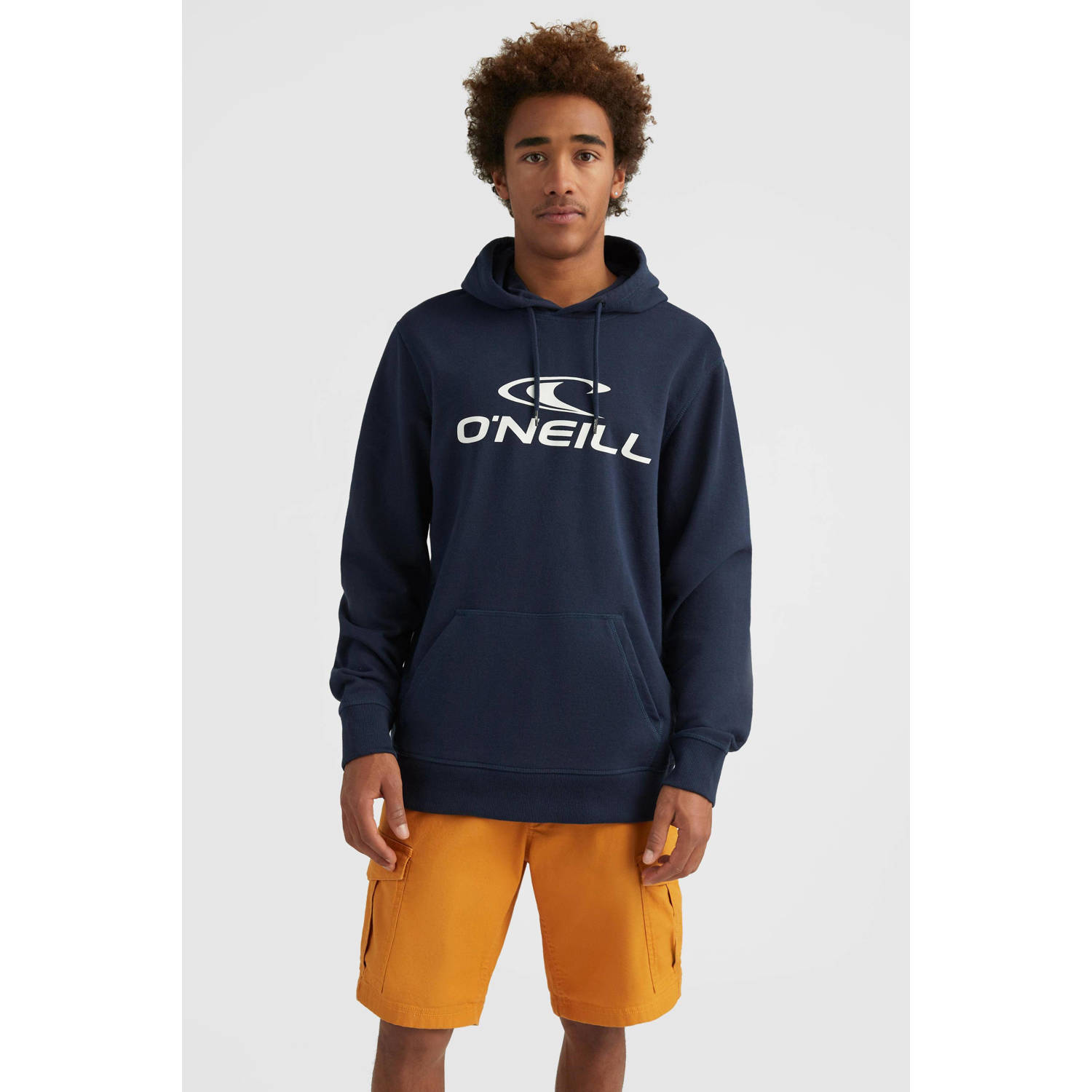 O'Neill hoodie met printopdruk ink blue
