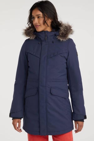 jas journey met capuchon donkerblauw