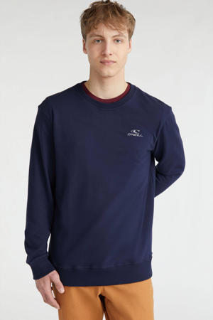 sweater met logo blauw