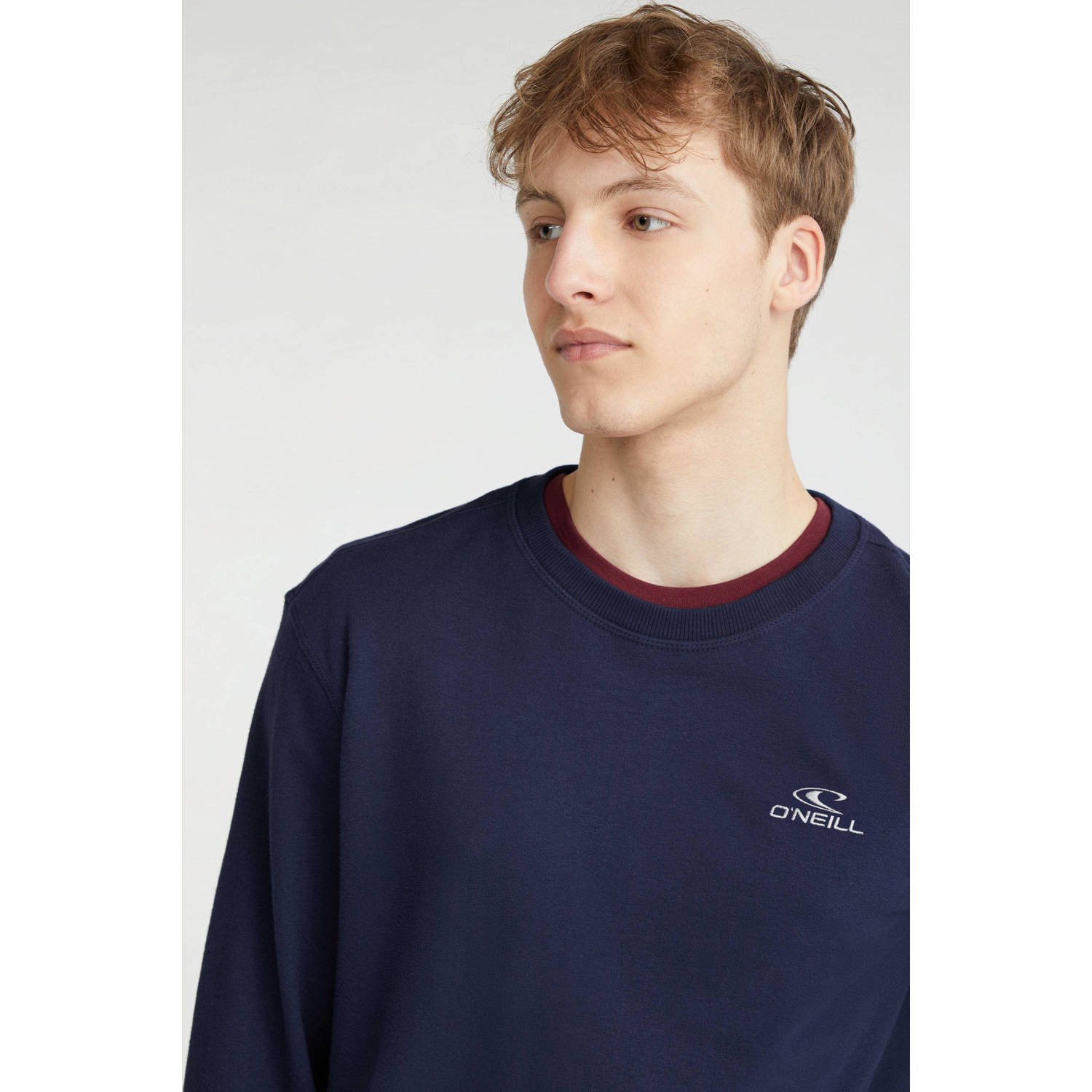O'Neill sweater met logo blauw