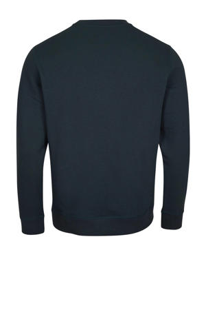 sweater met printopdruk ink blue