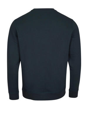 sweater met printopdruk ink blue