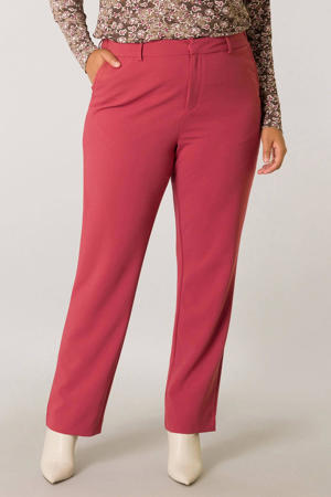 tapered fit pantalon roze
