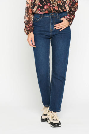 straight leg jeans dark blue denim