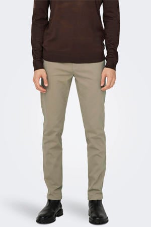 slim fit chino ONSMARK bruin
