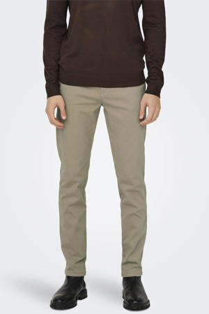 slim fit chino ONSMARK bruin