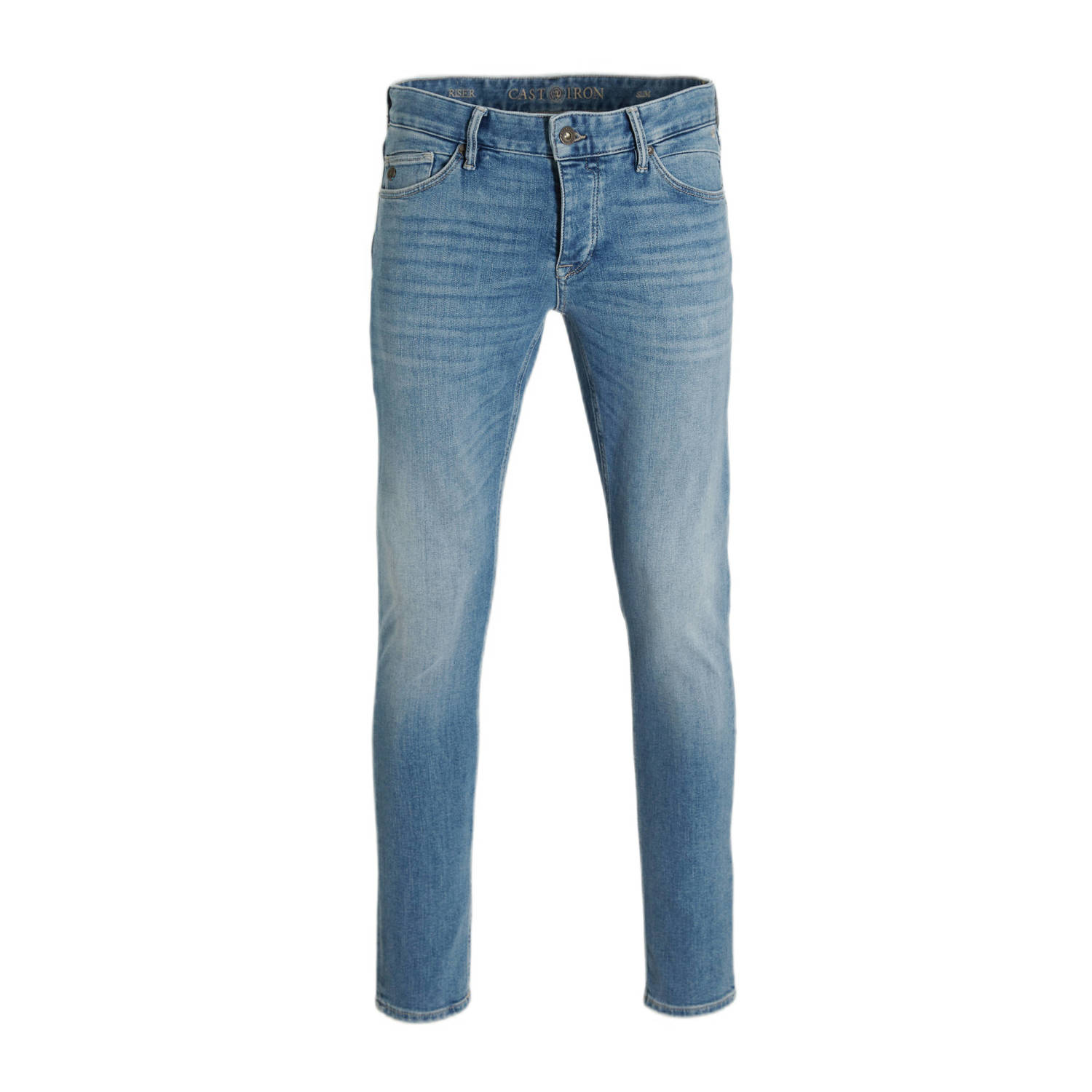 Cast Iron slim fit jeans Riser faded blue wash