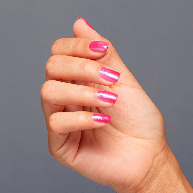 roze nagellak