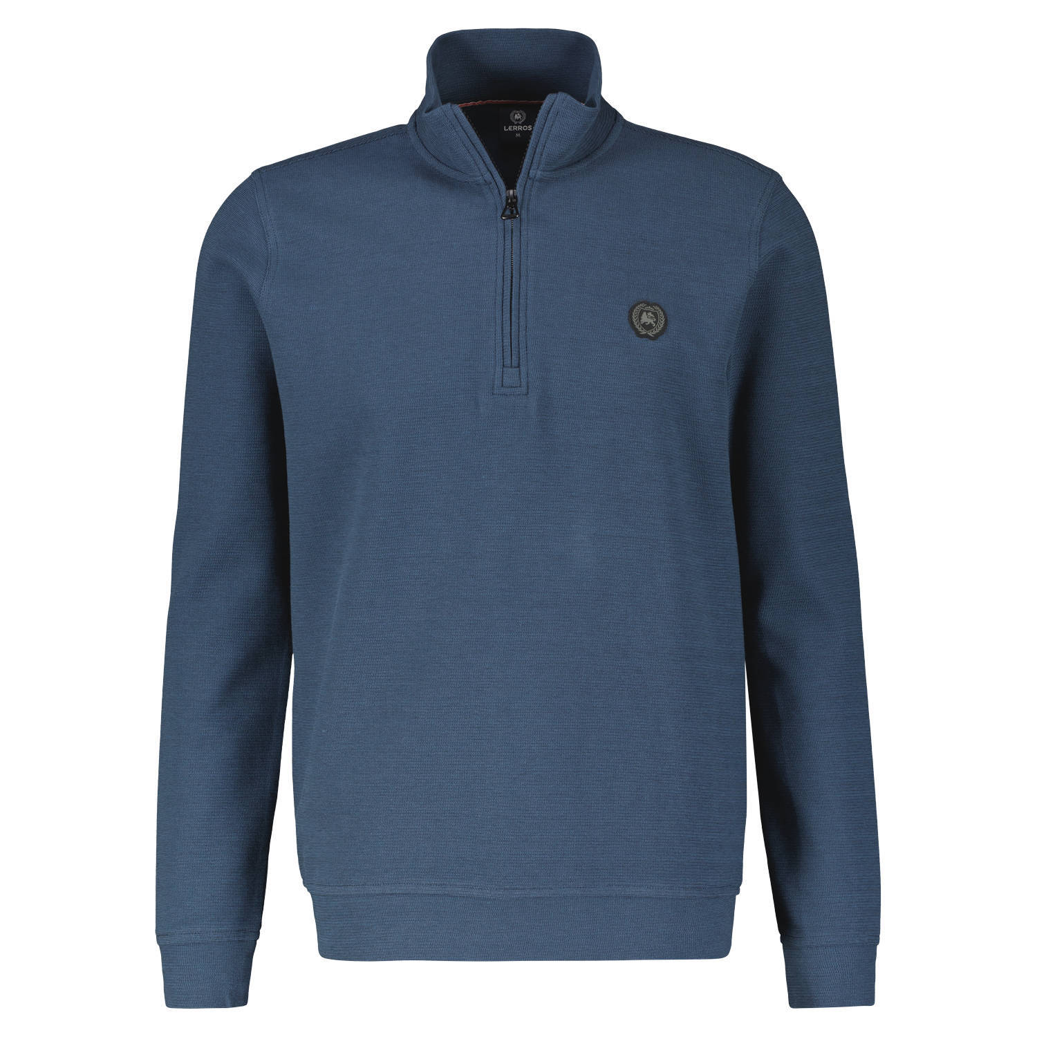 LERROS sweater met logo storm blue