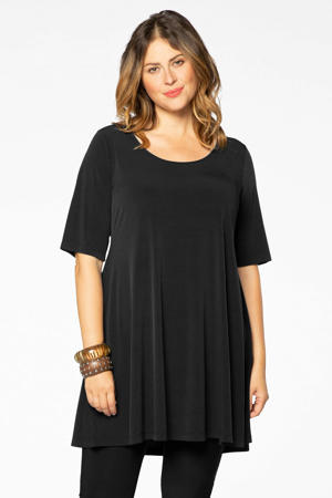 tuniek DOLCE van travelstof zwart