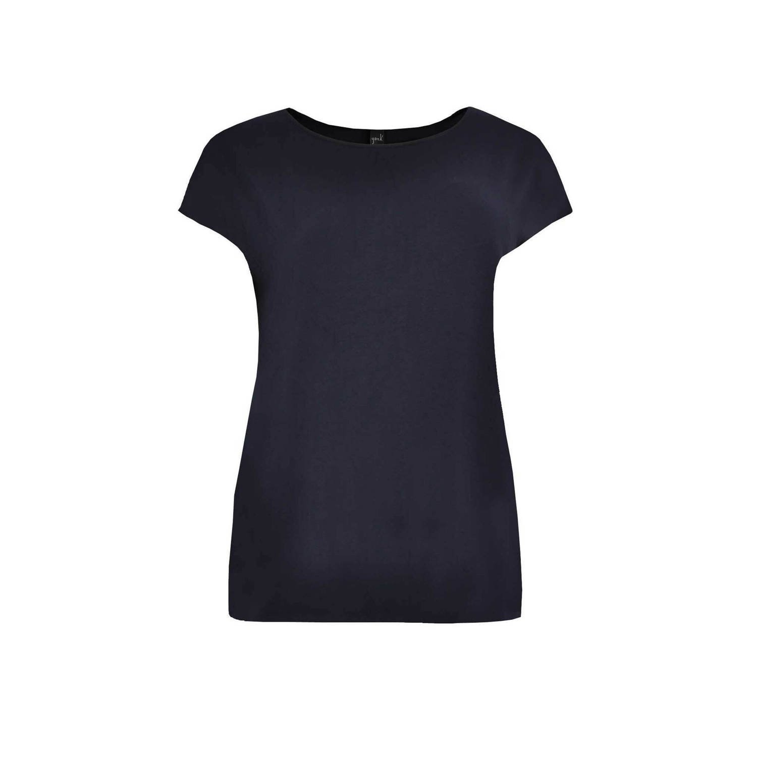 Yoek T-shirt donkerblauw