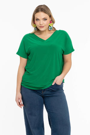 T-shirt DOLCE van travelstof groen