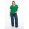 YOEK T-shirt DOLCE van travelstof groen