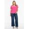 YOEK T-shirt DOLCE van travelstof roze