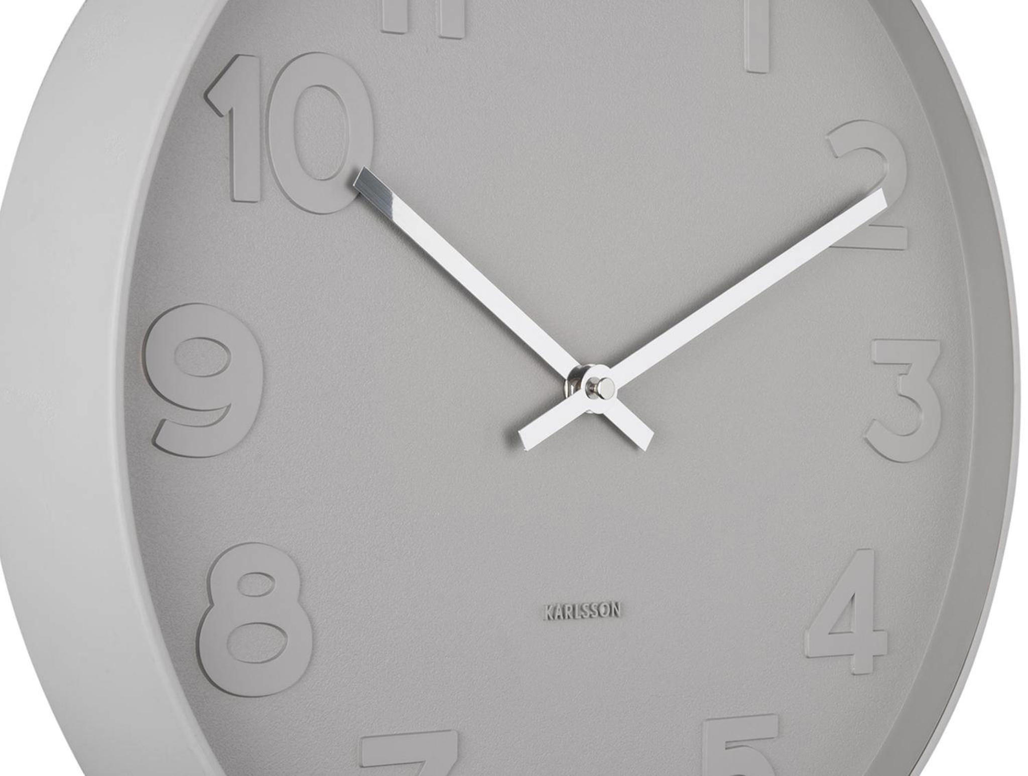 Karlsson wandklok Mr. Grey (Ø37,5 cm) - Afbeelding 3