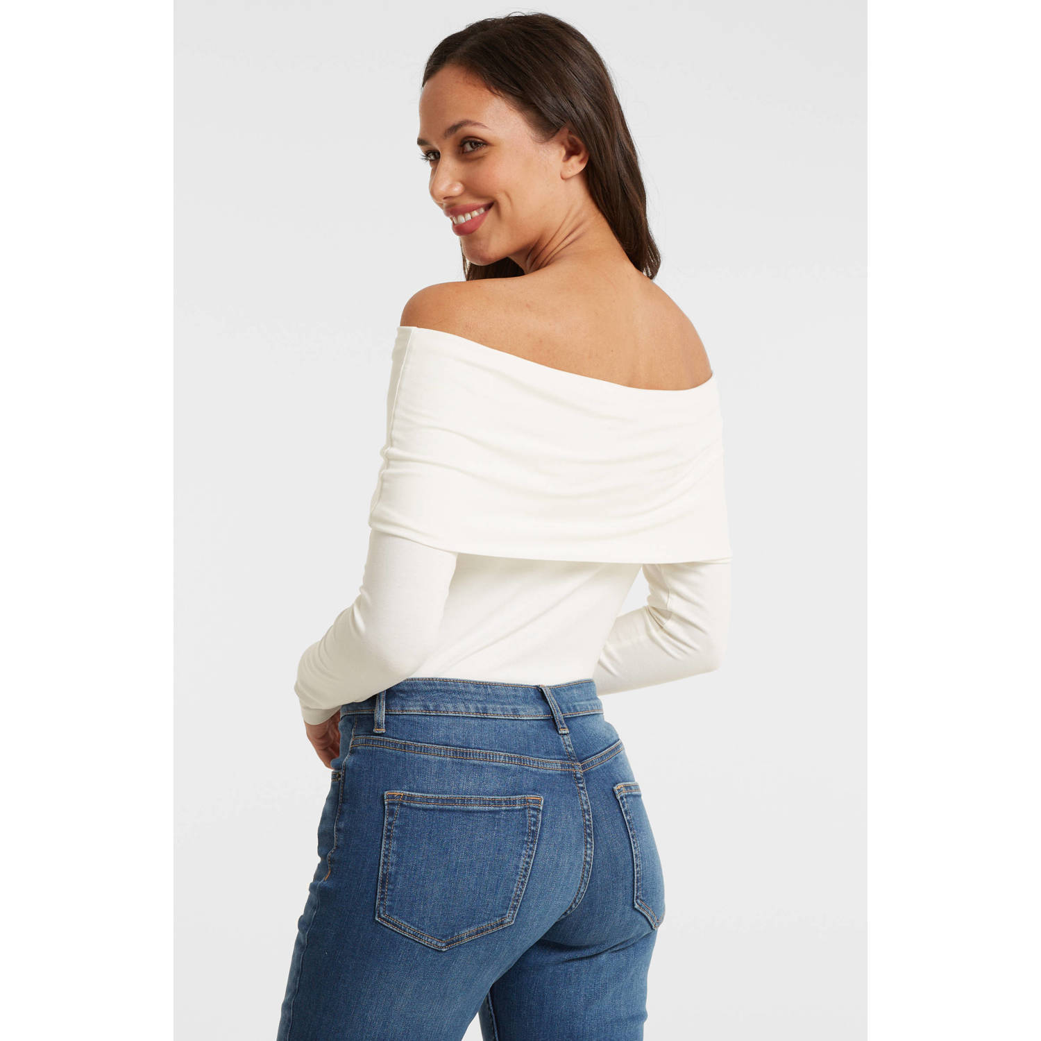 anytime off shoulder top wit