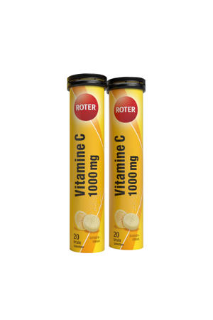 Vitamine C Bruis 1000 mg Citroen - 40 bruistabletten