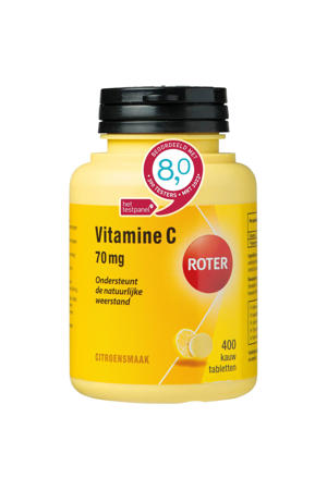 Vitamine C 70 mg citroen - 400 kauwtabletten