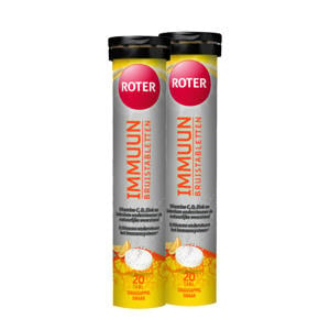 Immuun Bruistabletten met Vitamine C & D - 2 x 20 bruistabletten