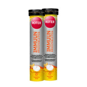 Immuun Bruistabletten met Vitamine C & D - 2 x 20 bruistabletten