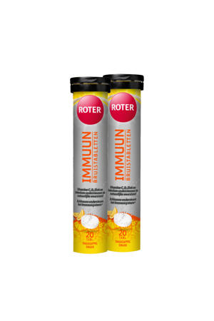 Immuun Bruistabletten met Vitamine C & D - 2 x 20 bruistabletten