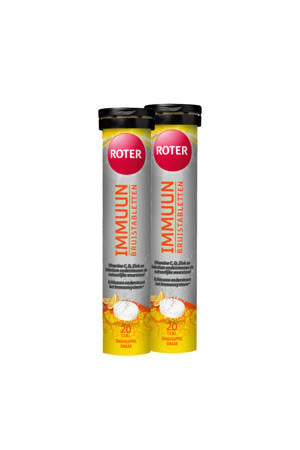 Immuun Bruistabletten met Vitamine C & D - 2 x 20 bruistabletten