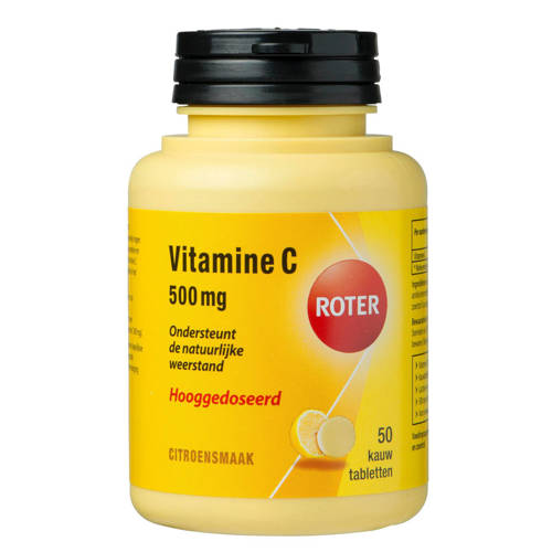 Roter Vitamine C 500 mg hooggedoseerd citroen - 50 kauwtabletten