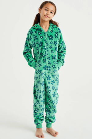 onesie groen/blauw