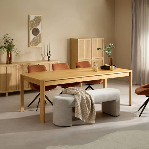 NOUS Living uitschuifbare eetkamertafel Cicely afbeelding