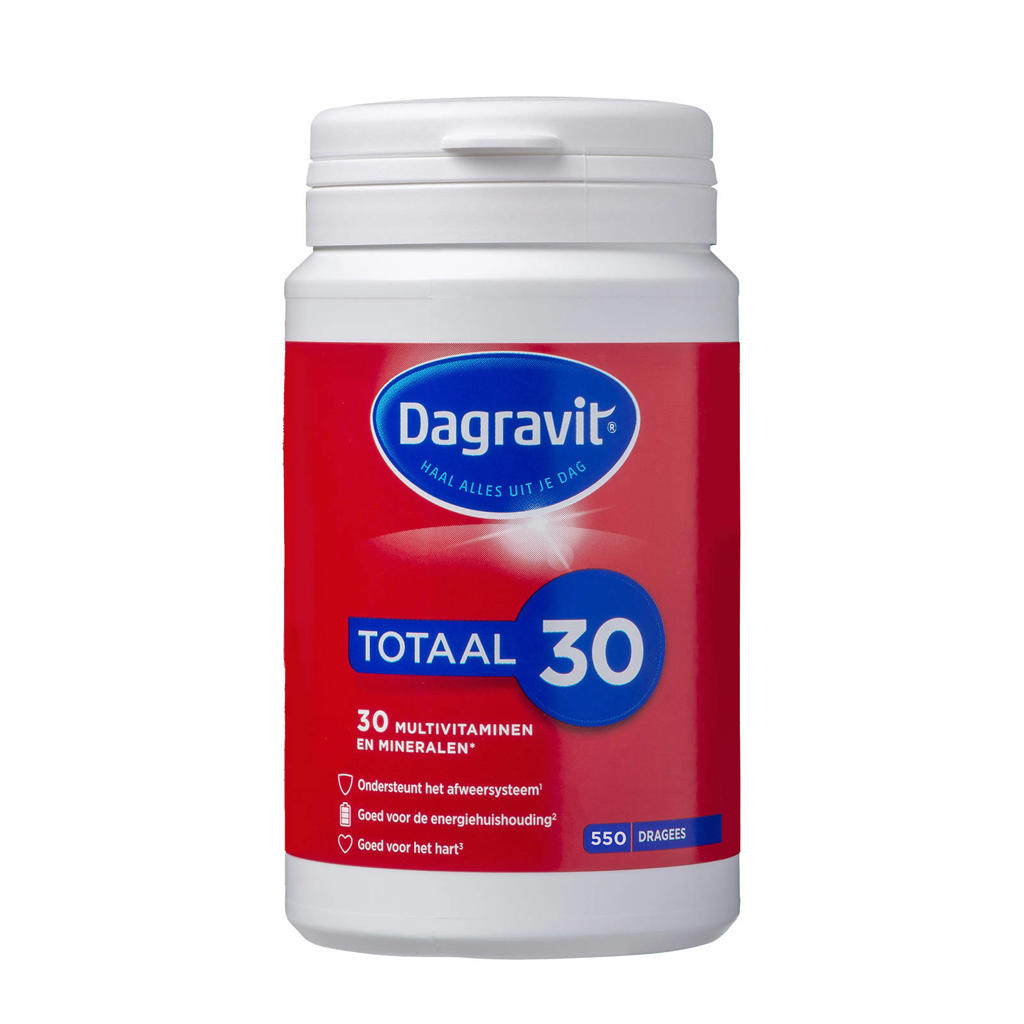 Dagravit Totaal 30 multivitaminen voordeelverpakking - 550 dragees