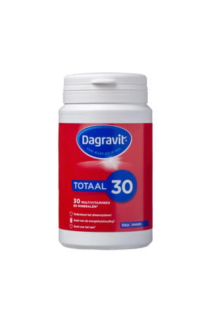 Totaal 30 multivitaminen voordeelverpakking - 550 dragees