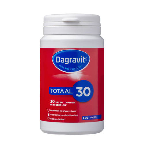 Dagravit Totaal 30 multivitaminen voordeelverpakking - 550 dragees afbeelding