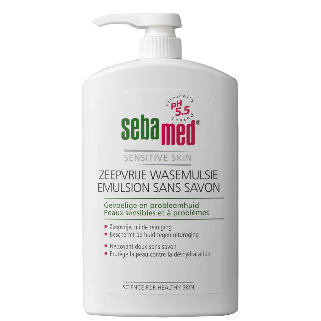 Sebamed zeepvrije wasemulsie met doseerpomp - 1000 ml