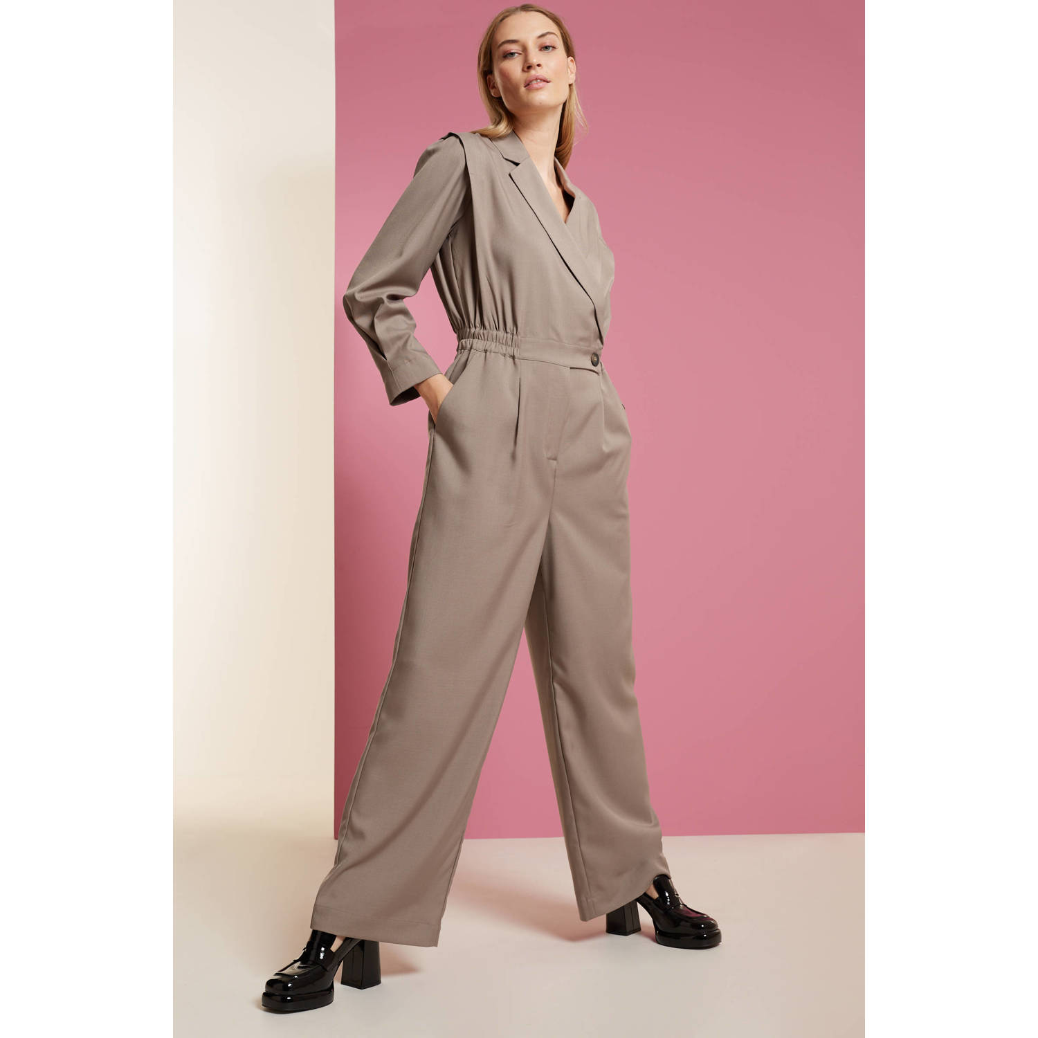 Y.A.S jumpsuit taupe
